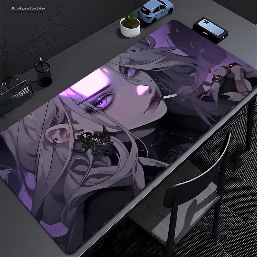 Tradescantia Purple - XXL Mouse Pad PC Purple Anime