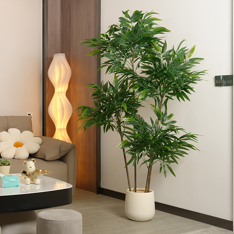 80-180cm Large Artificial Bamb - Dracaena Marginata ulasan dan harga