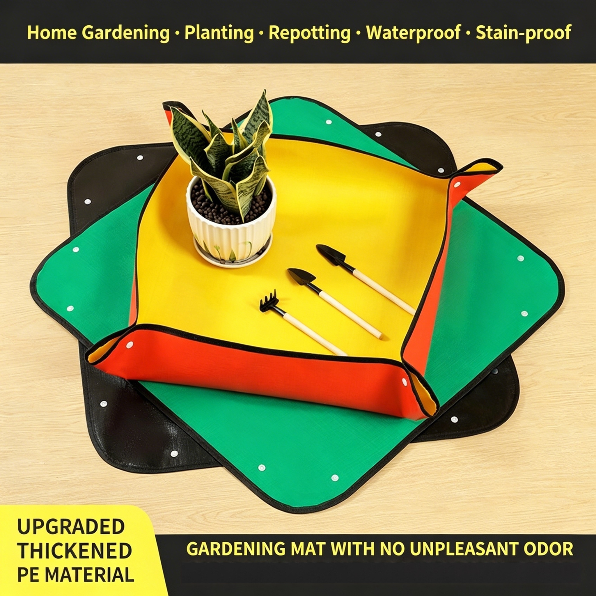 Plant Repotting Mat, Waterproo - Echeveria Succulent ulasan dan harga