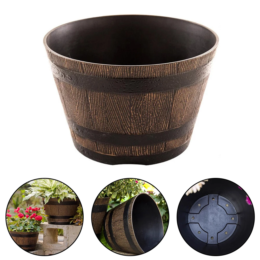 Rustic Whiskey Bucket Resin Po - Aloe Vera Pot ulasan dan harga
