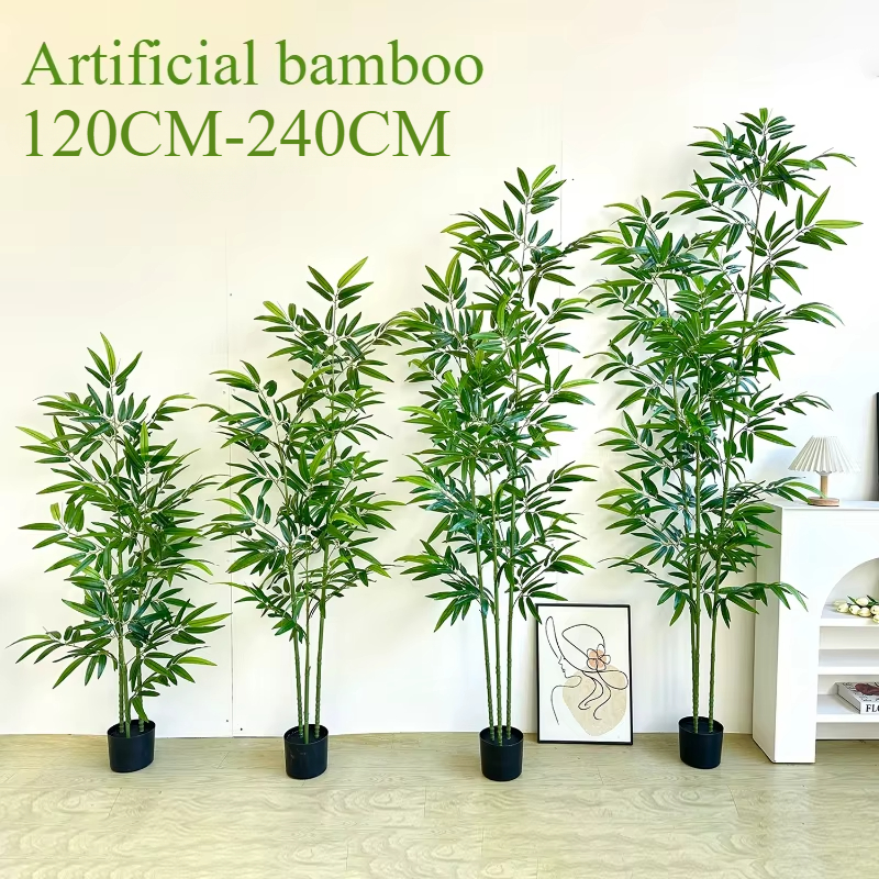 Artificial Green Bamboo Fadele - Dracaena Marginata ulasan dan harga