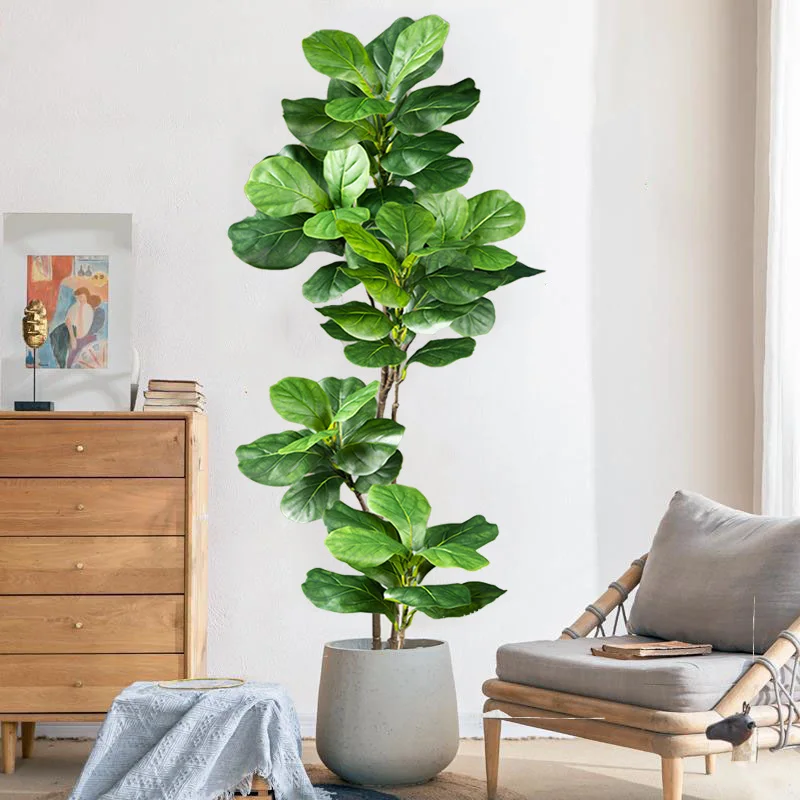 2-4.9FT Large Artificial Ficus - Ficus Lyrata Tree ulasan dan harga