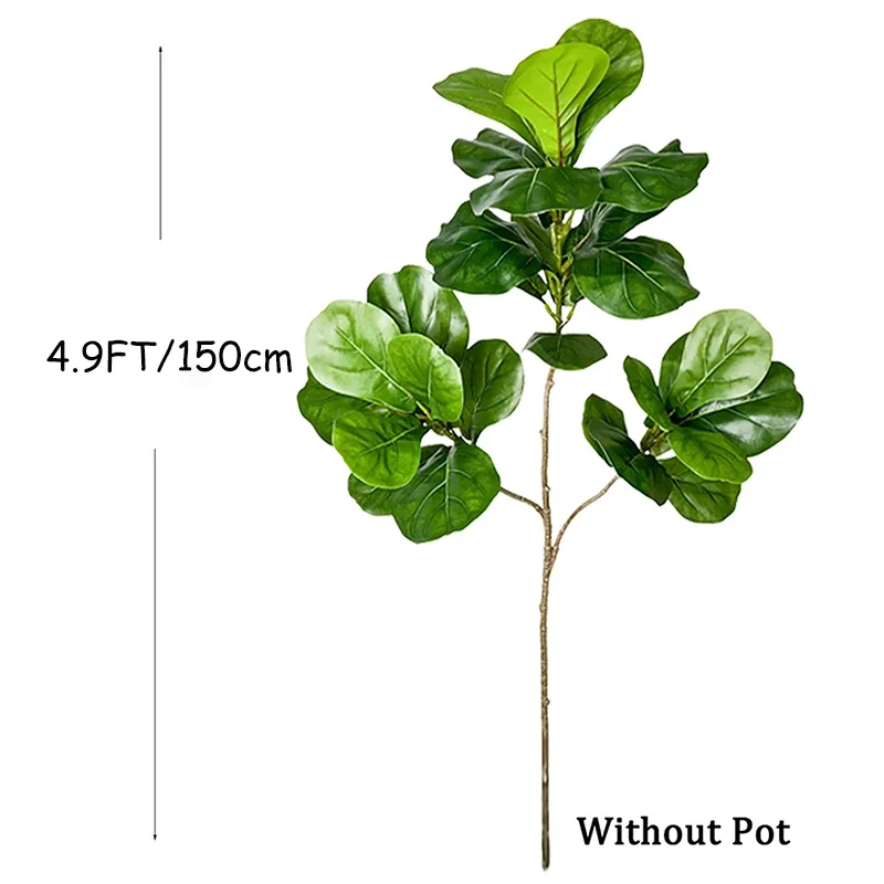 2-4.9FT Large Artificial Ficus - Ficus Lyrata Tree ulasan dan harga