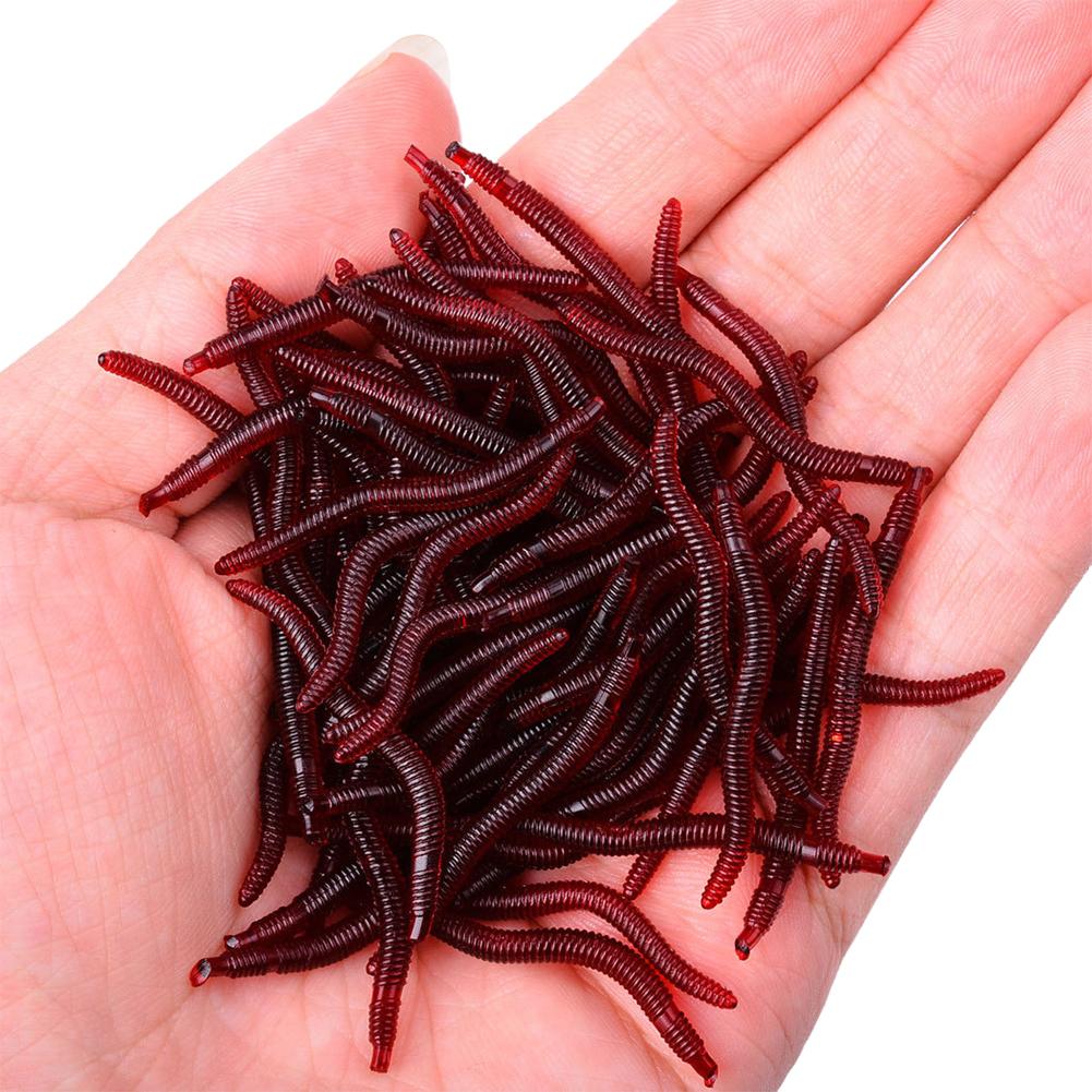50/100PCS Soft Lure Bass Bream - Aglaonema Red ulasan dan harga
