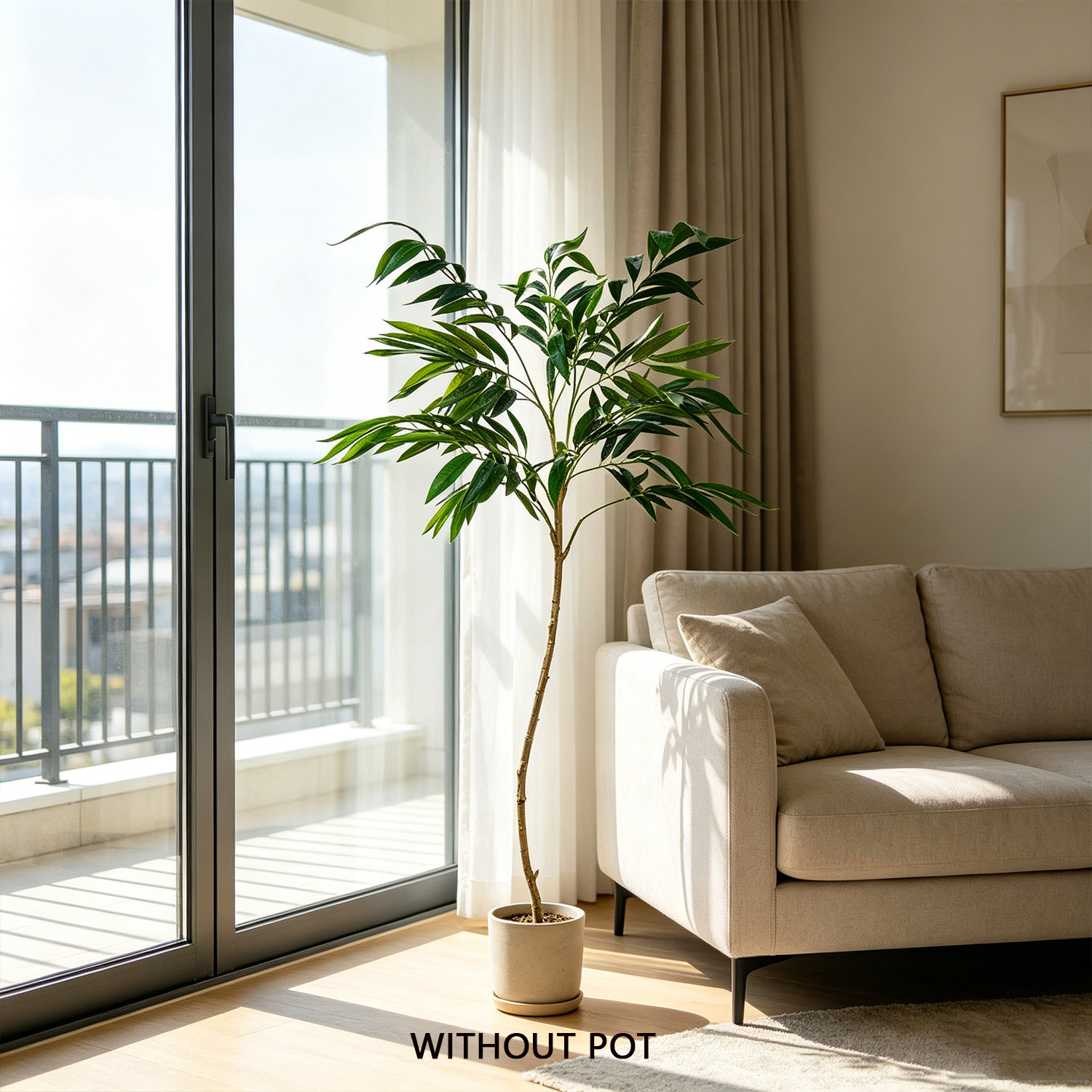 65-160cm Artificial plant Will - Ficus Lyrata Tree ulasan dan harga